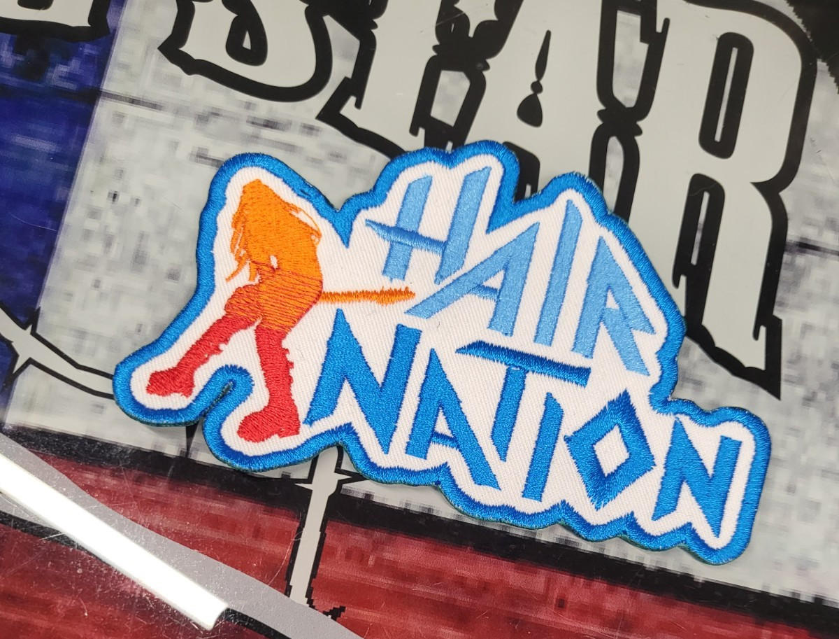 EMBROIDERED HAIR NATION LOGO PATCH (Please Read Ad)
