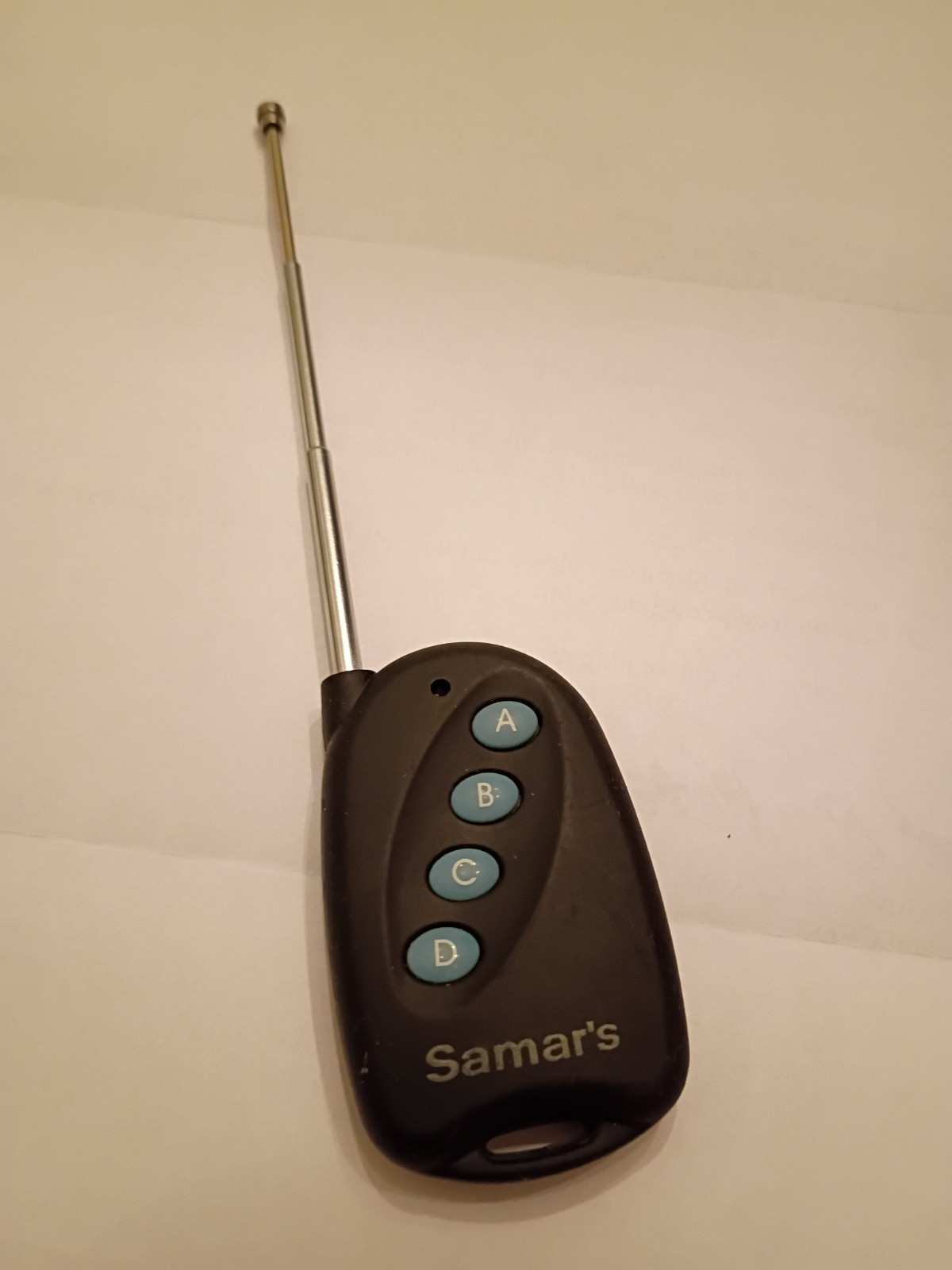 Samars 4 Button Fob Remote Multi Gate Garage Access Fence Transmitter