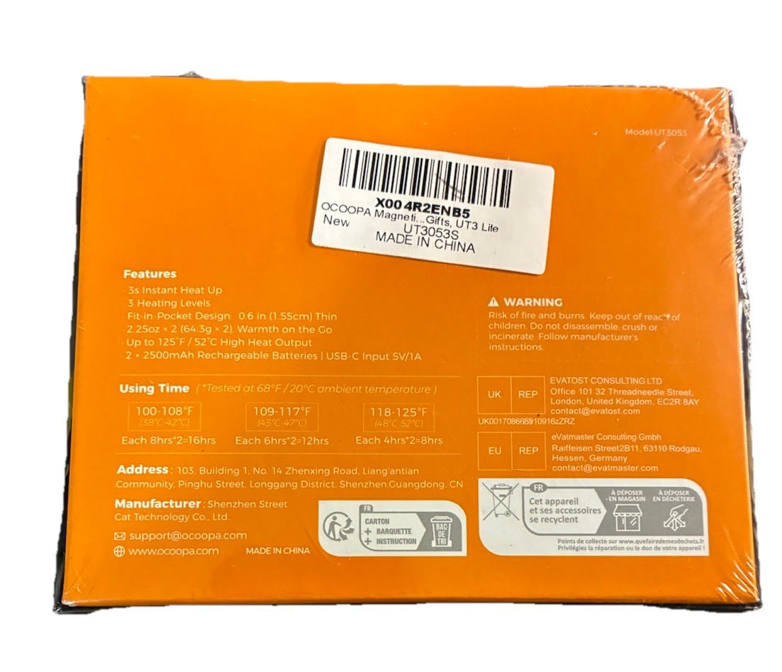 Ocoopa MagneticRechargeable Hand Warmers Model UT3 Lite