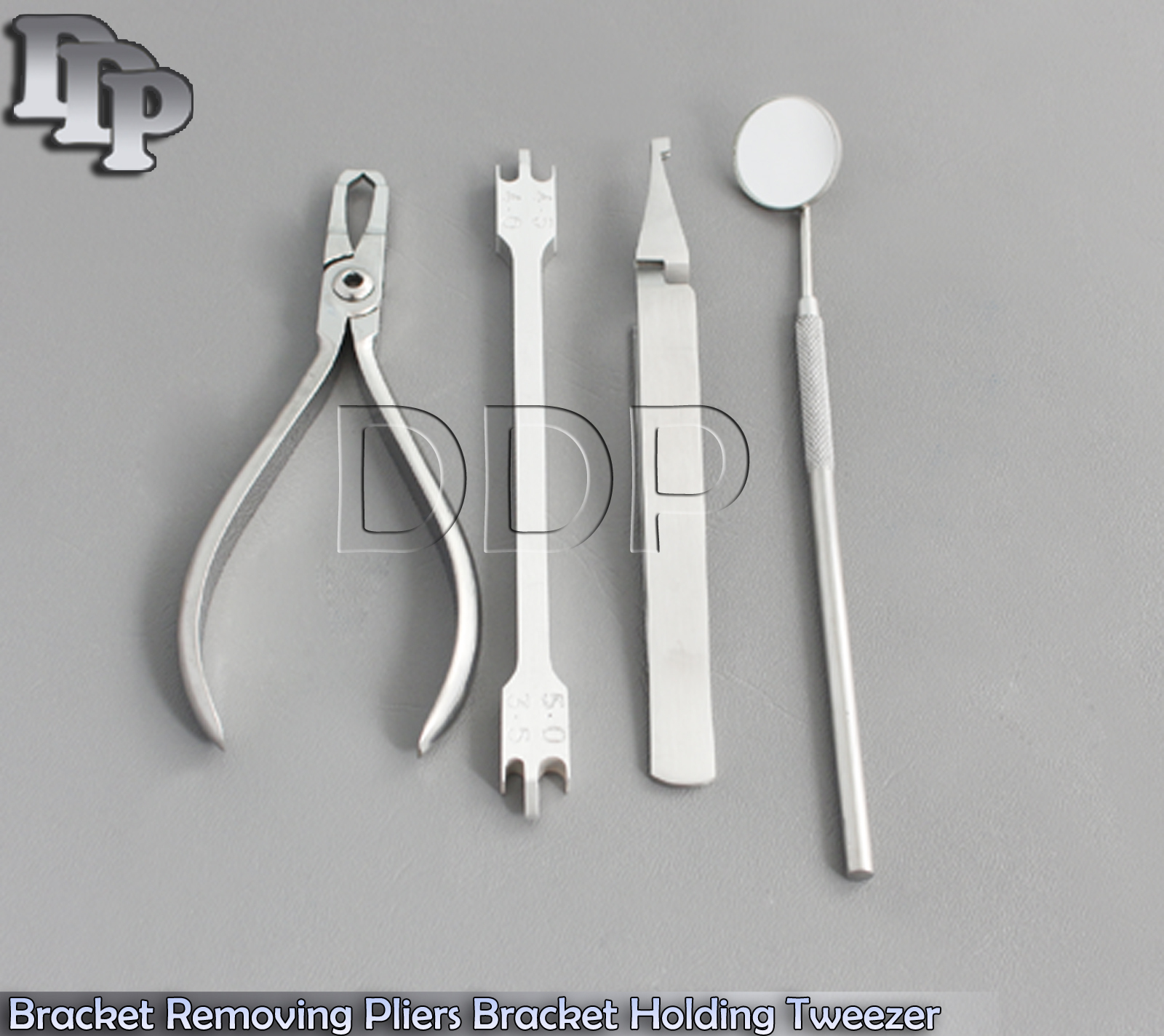 Bracket Removing Pliers Bracket Holding Tweezer Height Gauge Mouth Mirror Dental