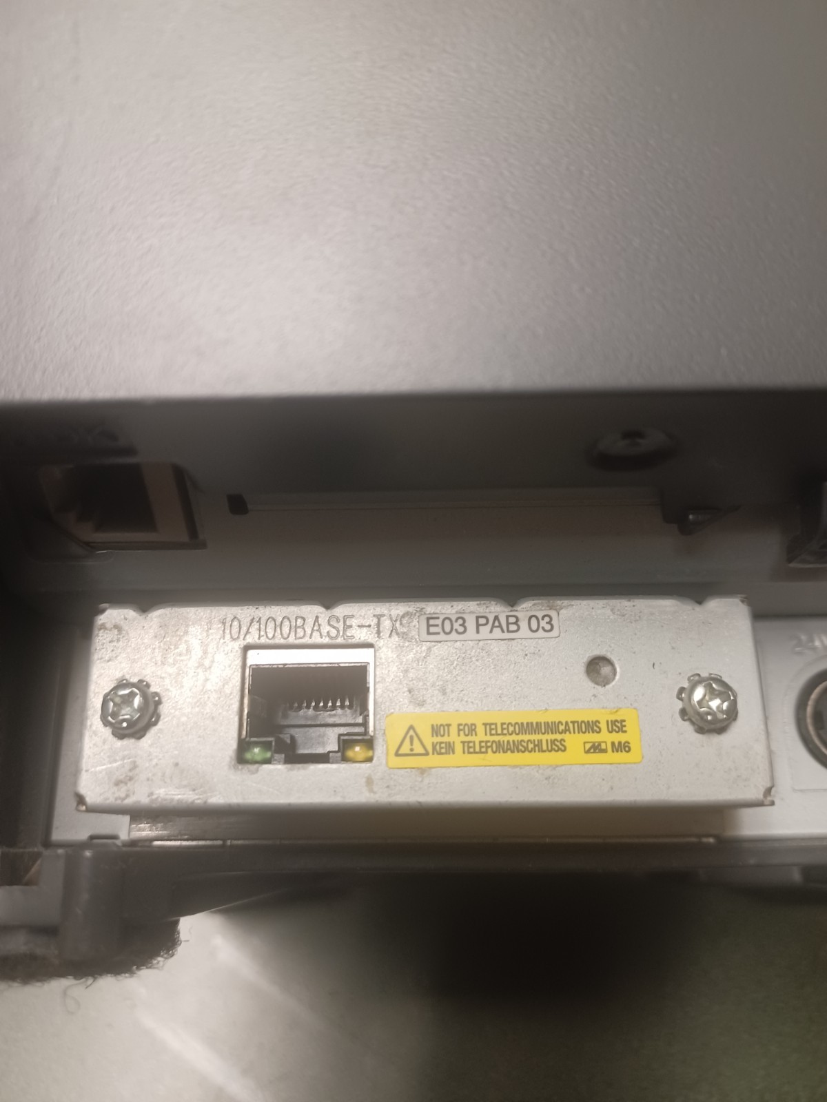 Epson TM-T88V Point of Sale Thermal Printer Without power supply No reserve