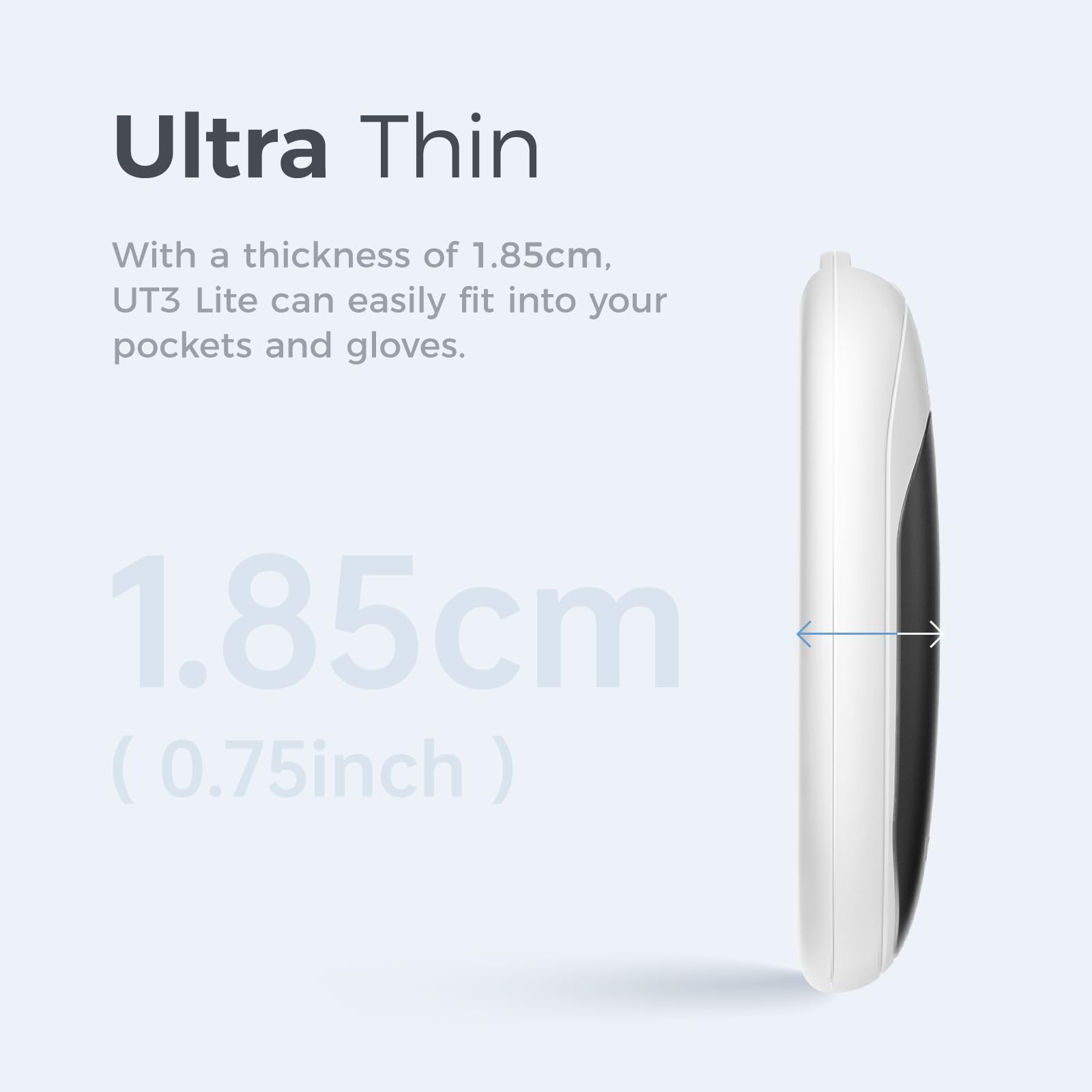 Magnetic Rechargeable Hand Warmers 2 Pack, Fast Heating, 3-Settings, UL Certi...