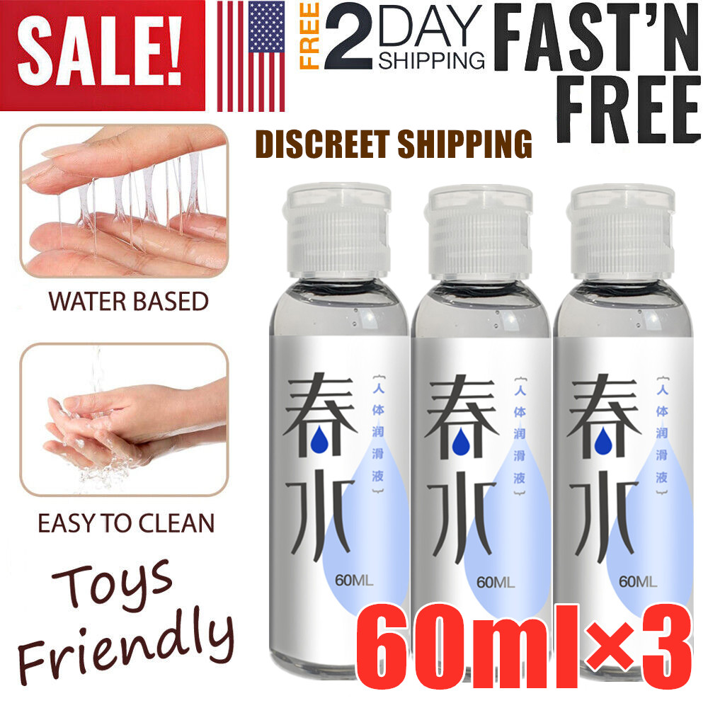 Lube Personal Sex Lubricant Water-Based Long Lasting Easy Clean Women Men Adult