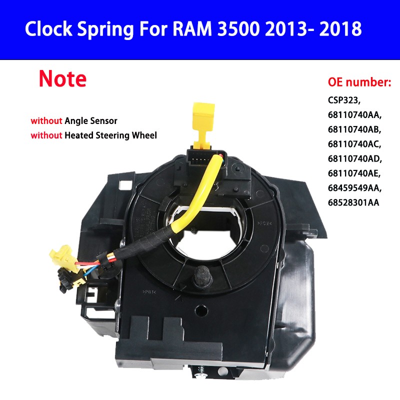 New !! Clock Spring For Dodge RAM 3500 2013 2014 2015 2016 2017 2018