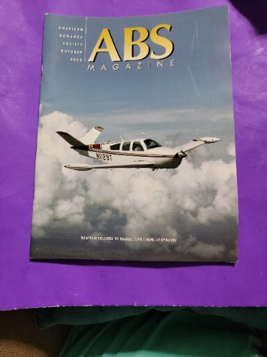 AMERICAN BONANZA SOCIETY MAGAZINE AVIATION MAGAZINE OCT 2002
