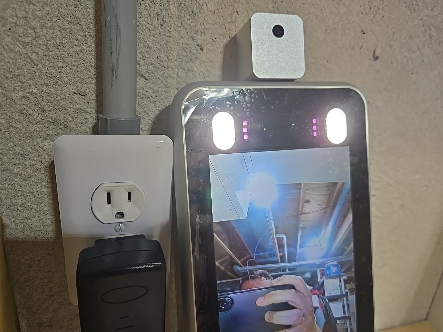 Face Facial Recognition Access Control Terminal Temperature Kiosk Scanner Stand