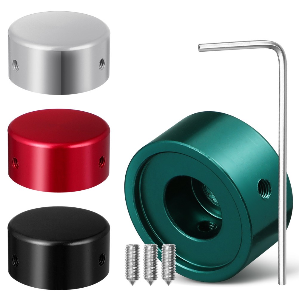 4Pcs Guitar Pedal Footswitch Button Covers Aluminum Alloy Assorted Color Caps
