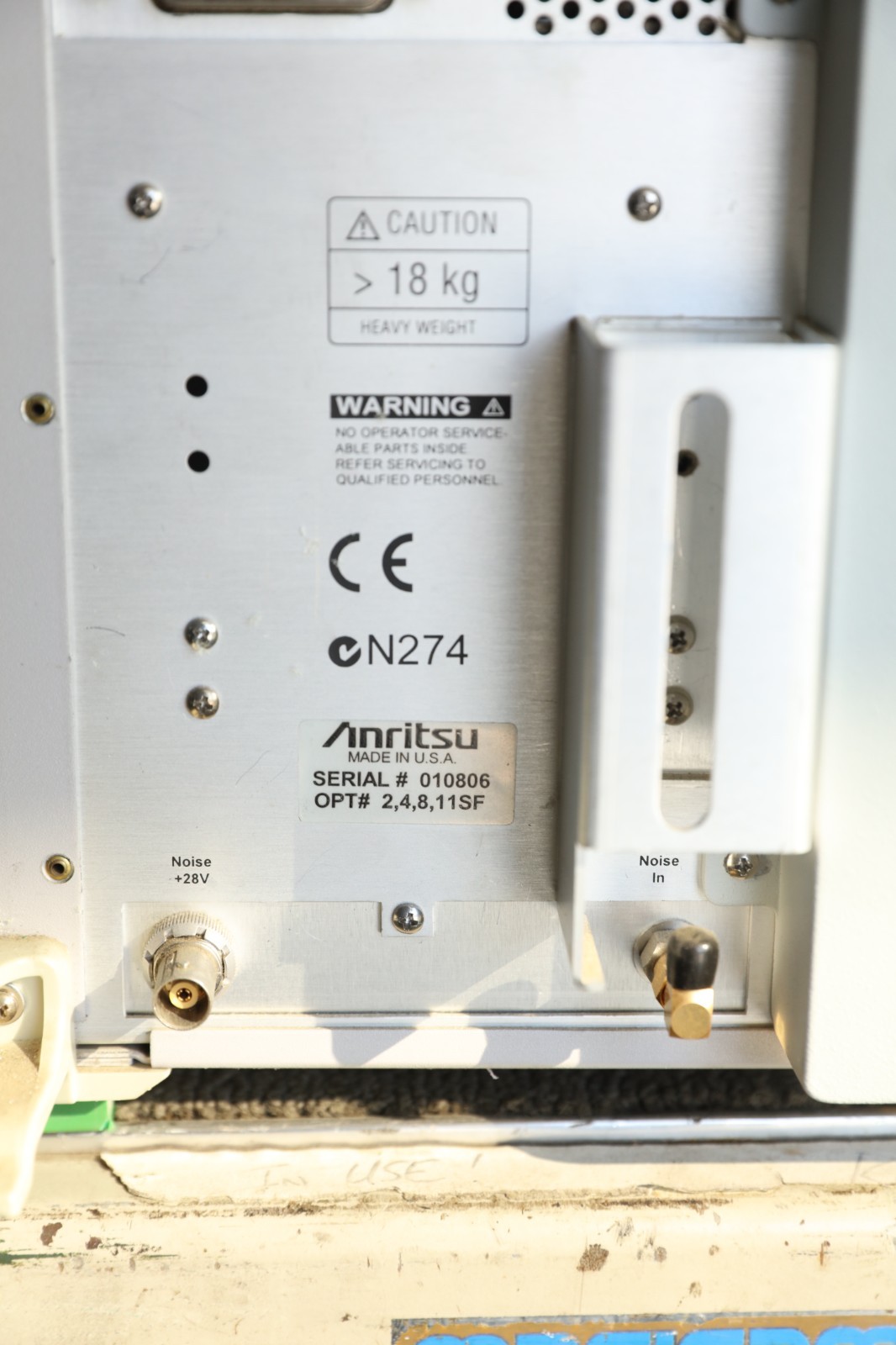 Anritsu MS4622B Network Analyzer Opt 2, 4, 8, 11SF Blank Display, As Is