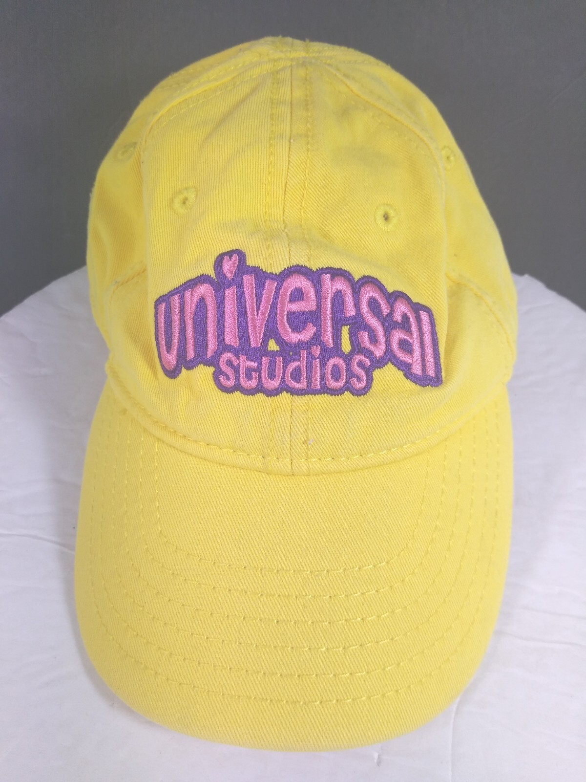 Universal Studios Kids Baseball Cap Hat Yellow