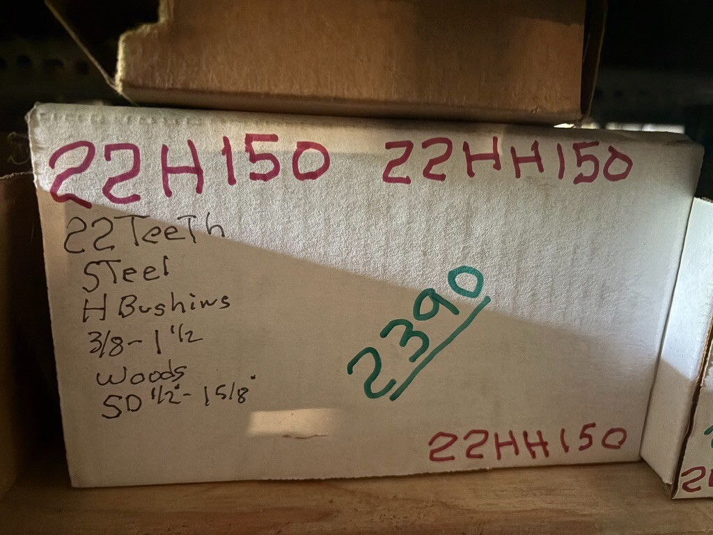 22HP150 Browning gearbelt pulley