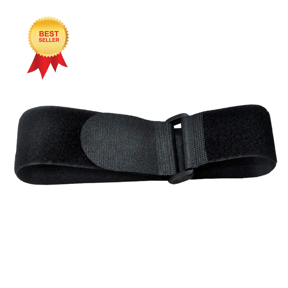 HUAPX Fastening Hook and Loop Cable Straps,10Pack Black 1" x 16",