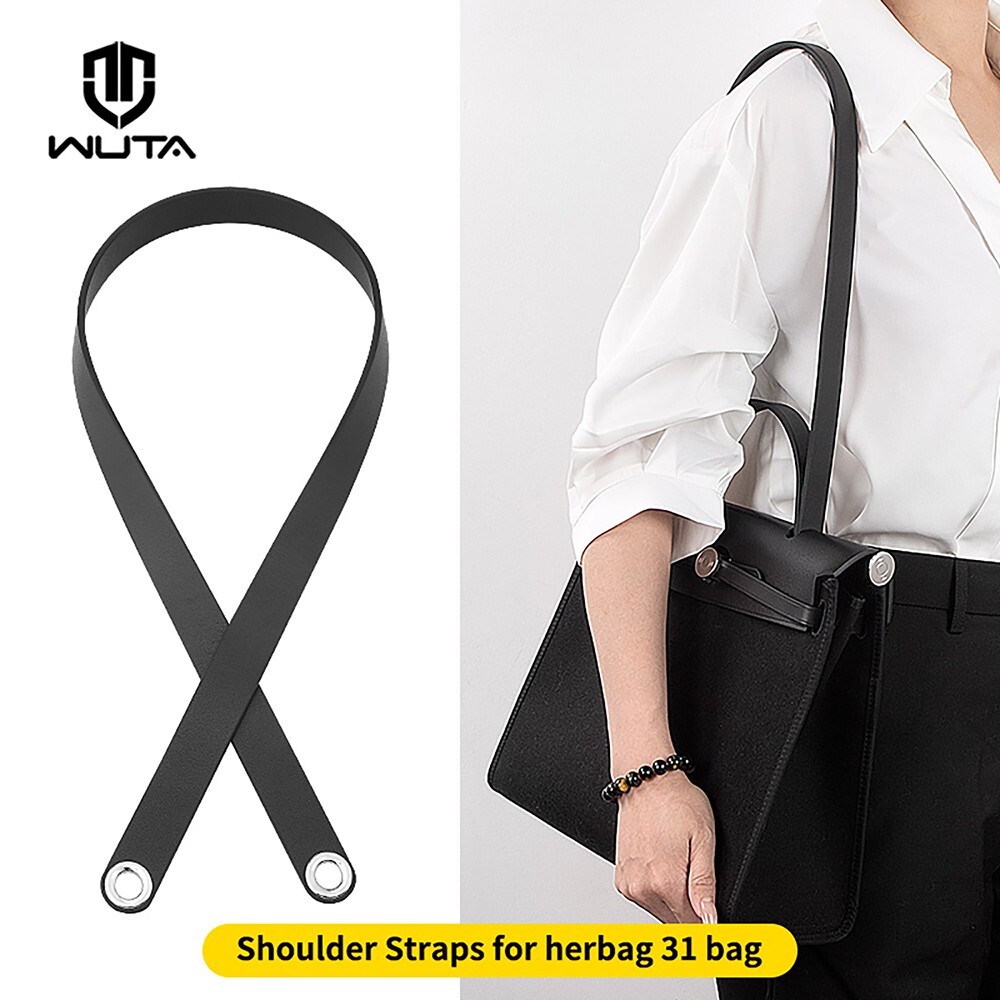 WUTA 100% Genuine Crossbody Leather Shoulder Strap For Hermes Herbag Purse Strap