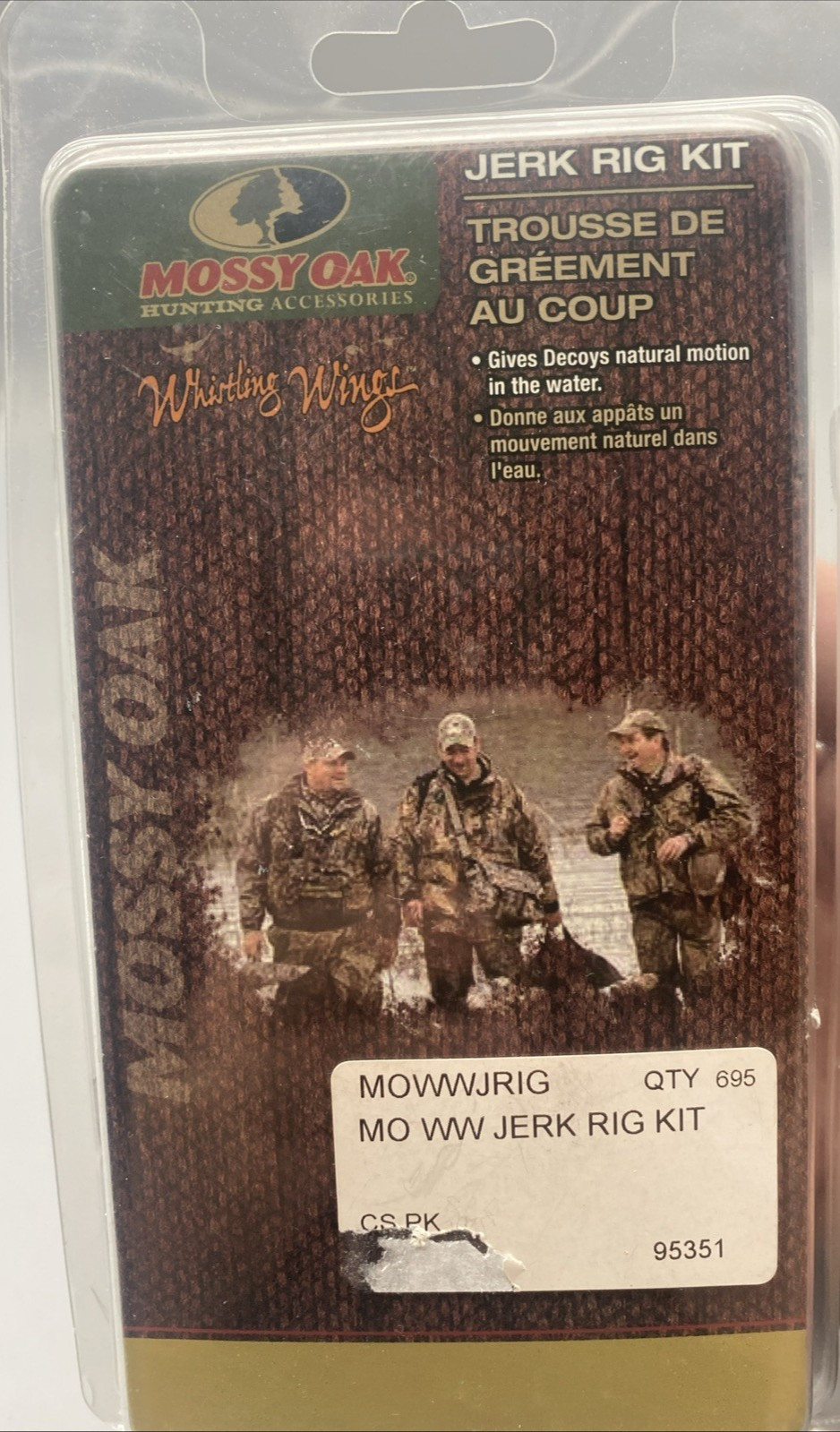 Mossy Oak Whistling Wings Jerk Rig Kit Decoy Hunting Accessory NEW SEALED