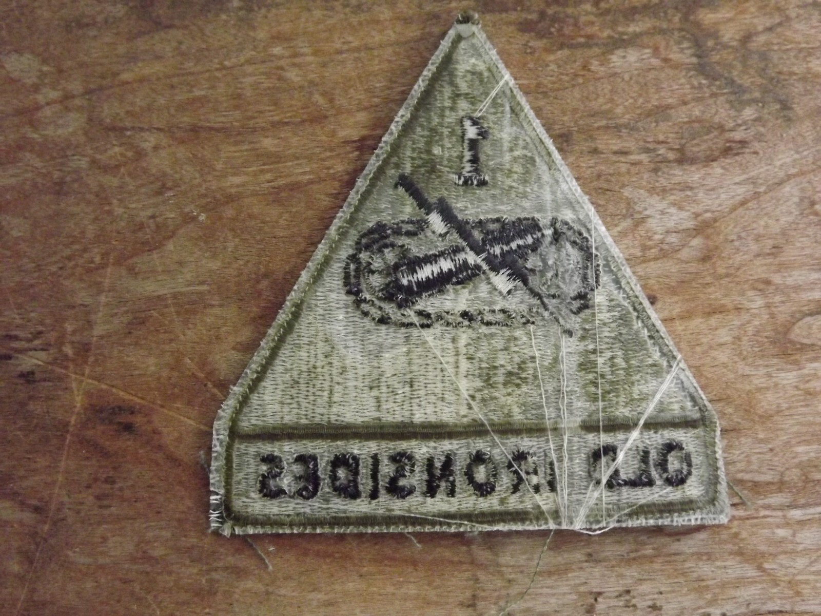 1st Armored Division Patch, Subdued - INV# A6154