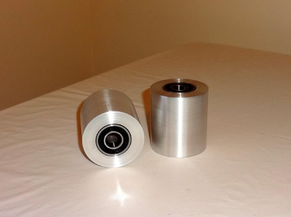 Belt Sander 2" Contact Wheel Set for knife making Premium ABEC-7 Bearings