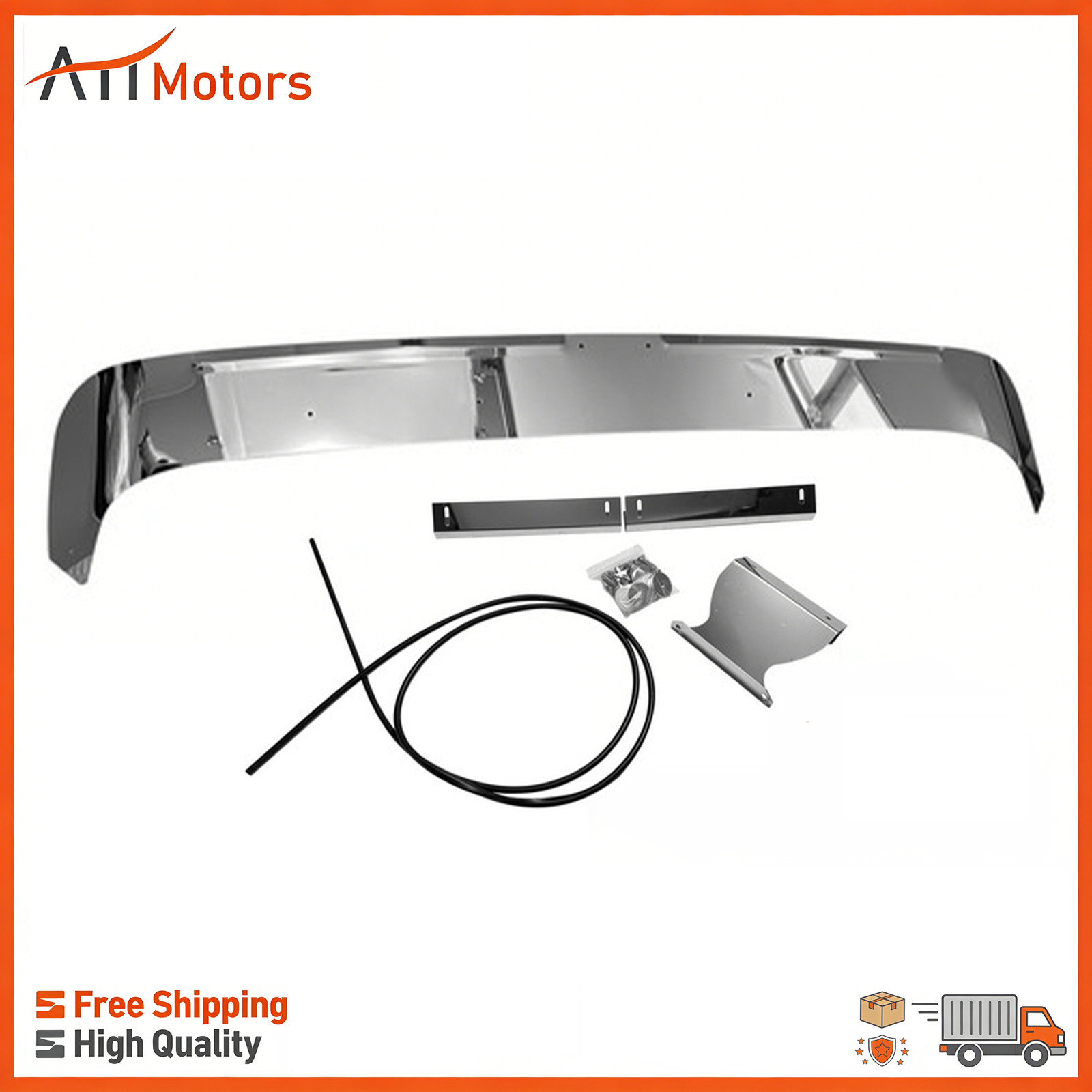 Front Hood Shield Bug Deflector Stainless For 2001-2024 Freightliner Columbia