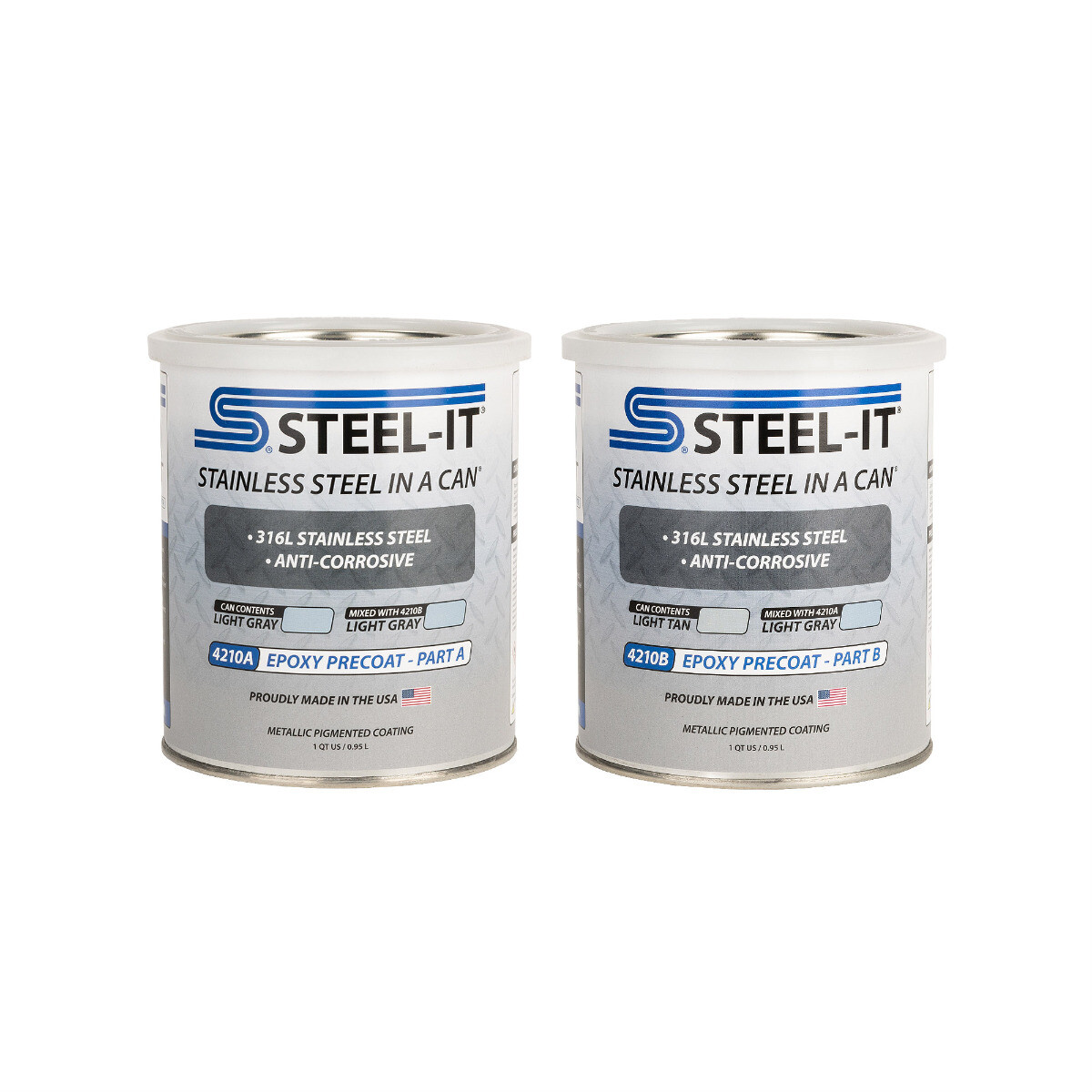Steel-It Epoxy Primer 4210Q (2 Quart Kit)