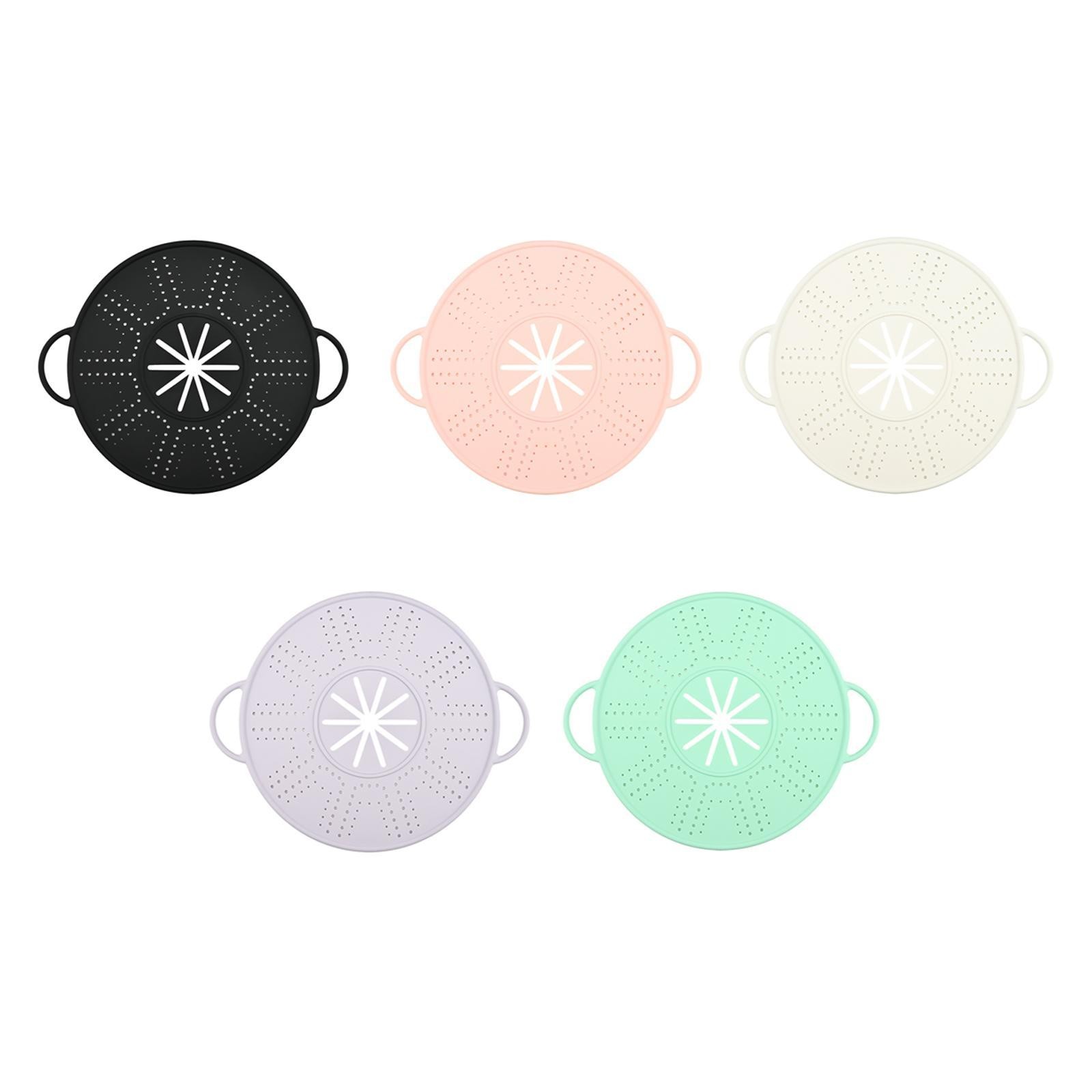 Silicone Spill Stopper Lid Silicone Splatter Screen Easy Food Storage