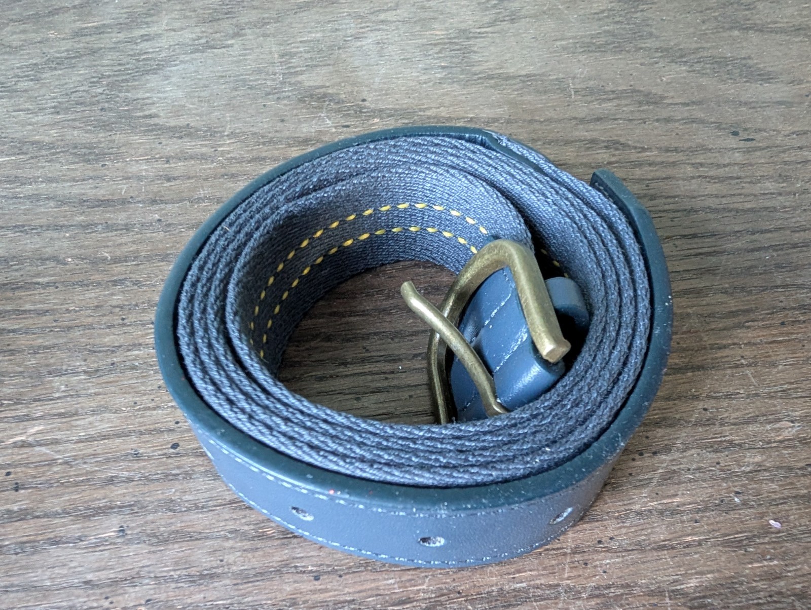 McDonald's Employee Crew Uniform Belt Size XL Dark Grey/Blue New