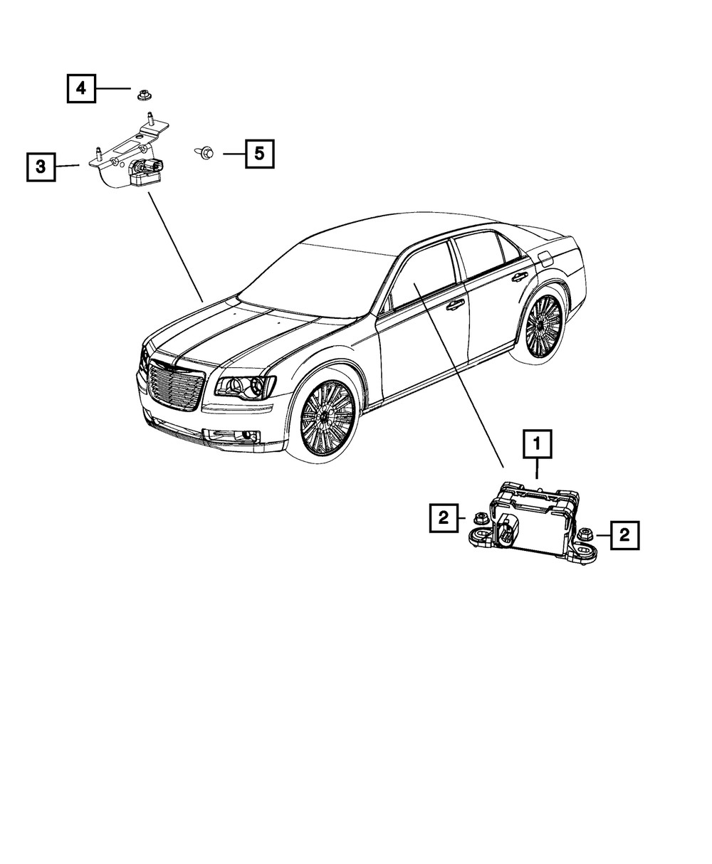 Genuine Mopar Active Damping Sensor 05035723AA