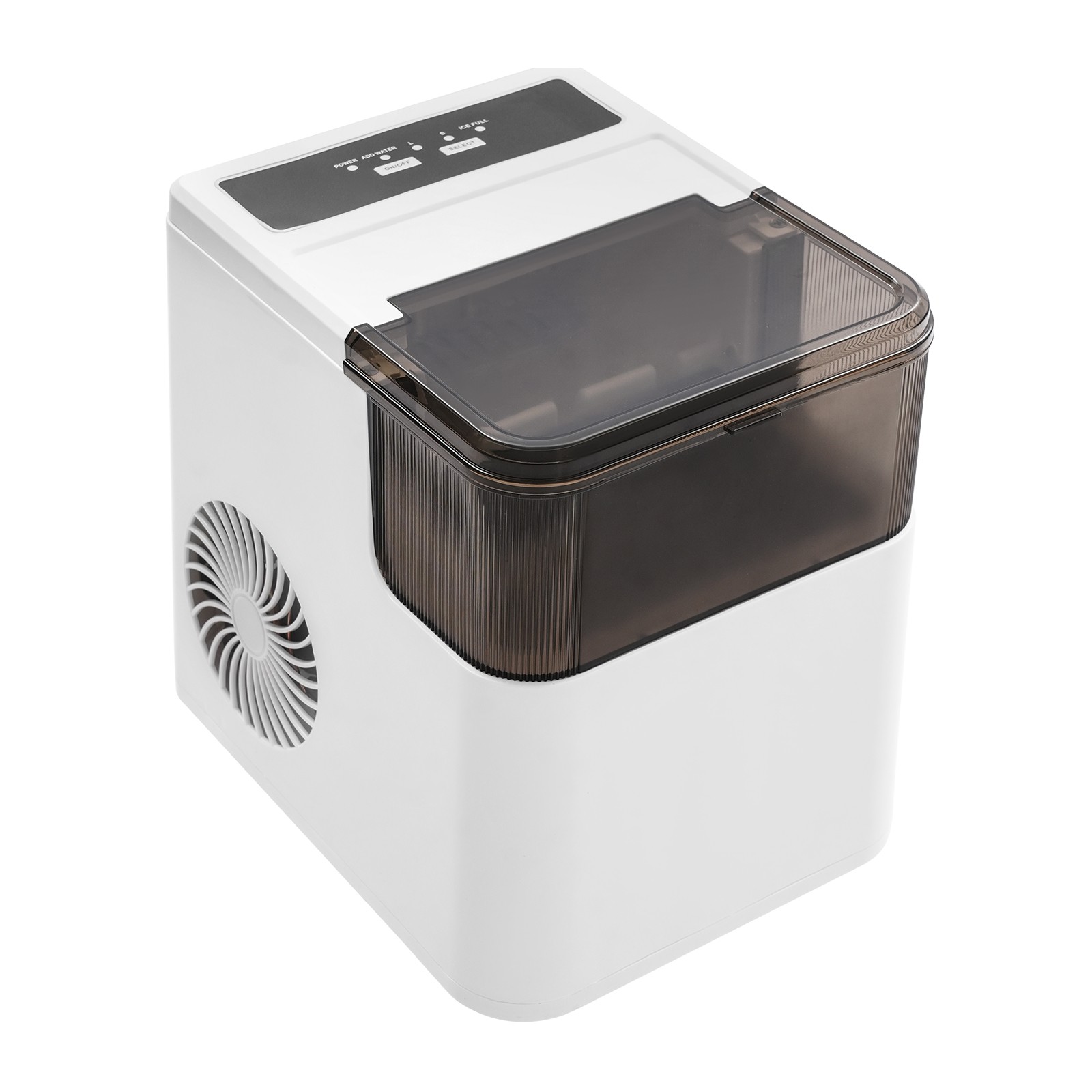 Countertop Ice Maker, Ice Maker, 165W Electric Ice Maker (Two-Size Ice Cube)