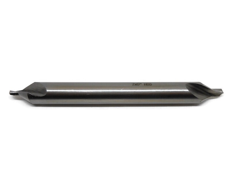 Toolmex TMX #7 x 6" High Speed Steel Combined Drill & Countersink Center Drill