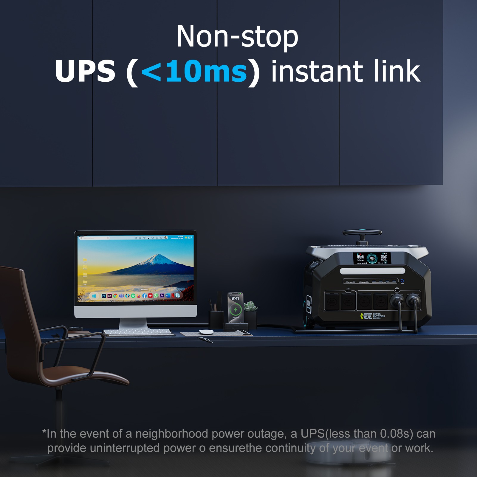 APP 3200W IEE P3200 Ome Back-up Solution Generator Power Station LiFePO4 2048Wh