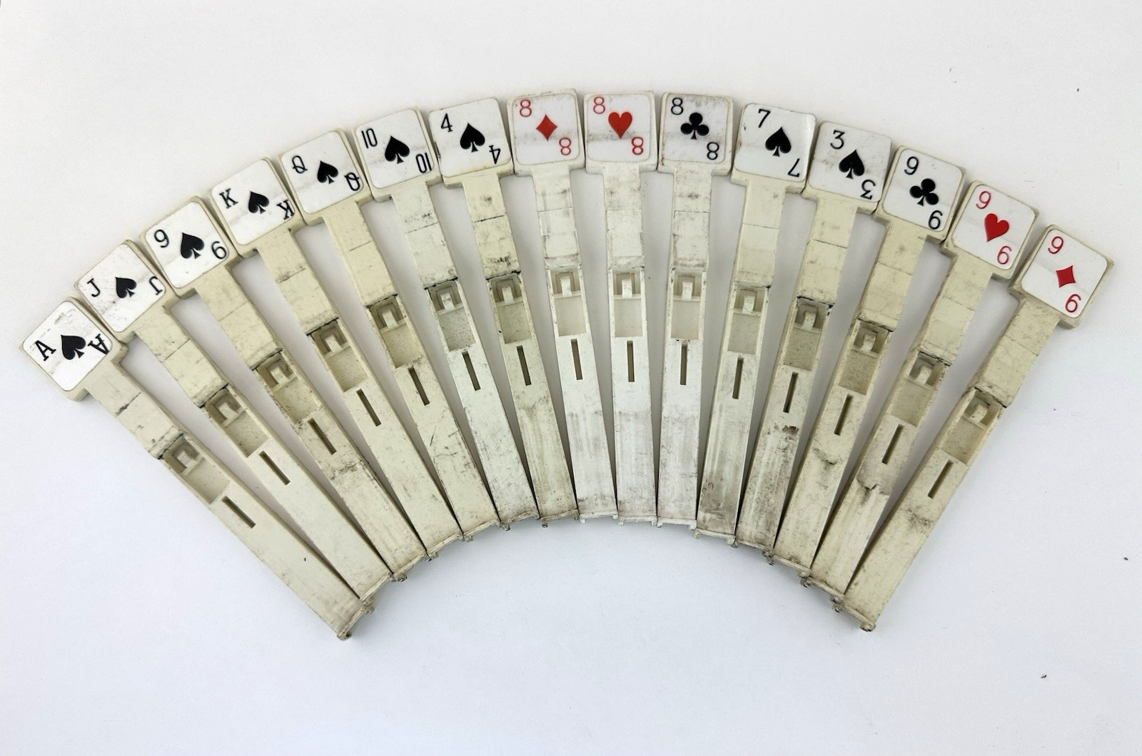 Bally Pinball Machine Poker Drop targets - Original - Used - 15pc