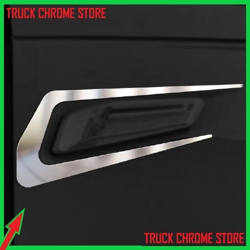 FH5 2021 UP     INDICATOR FRAME CHROME     Stainless Steel    1 SET.  Fits Volvo