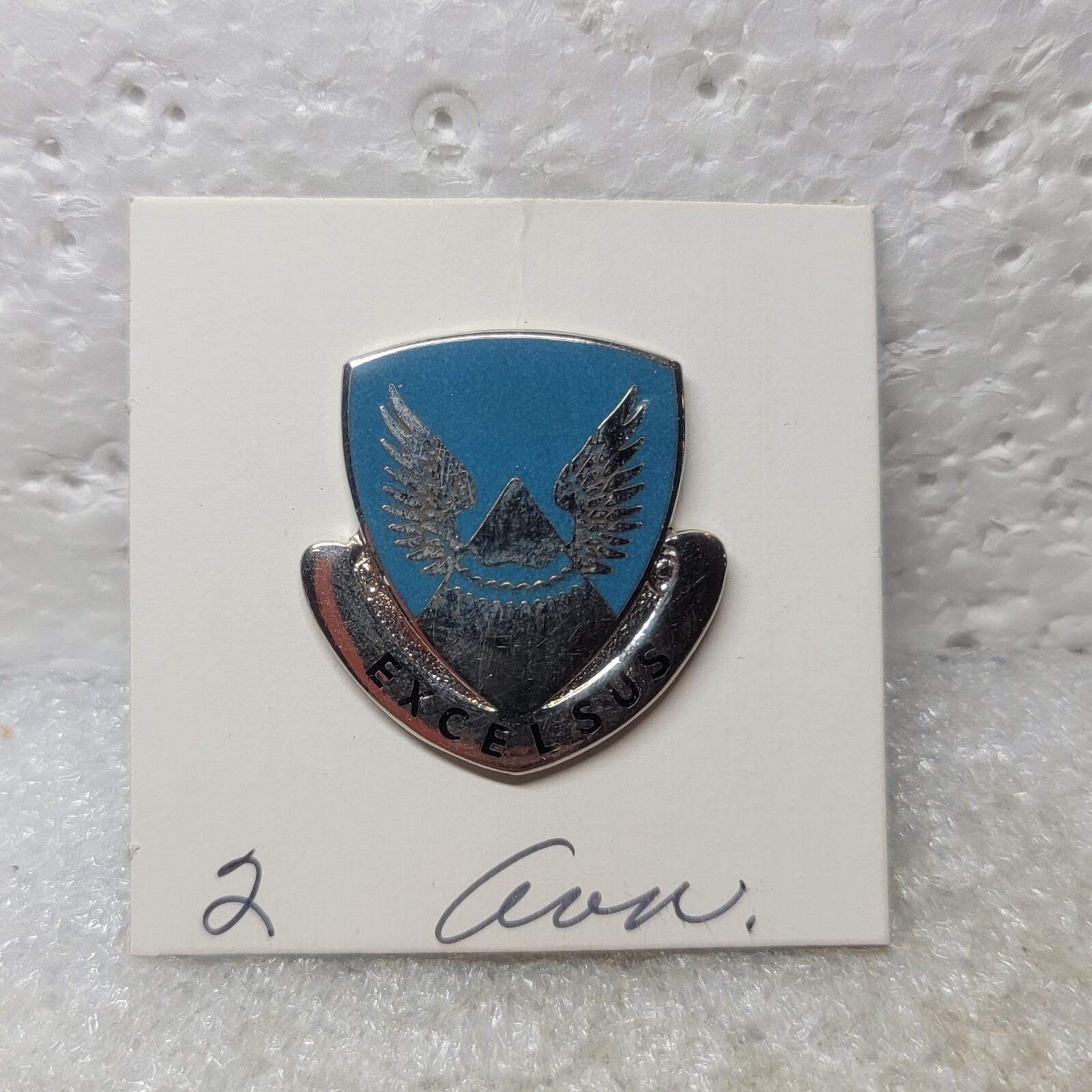 VTG US Army 2nd Aviation Battalion Unit Crest DUI DI Excelsus D22 Insignia