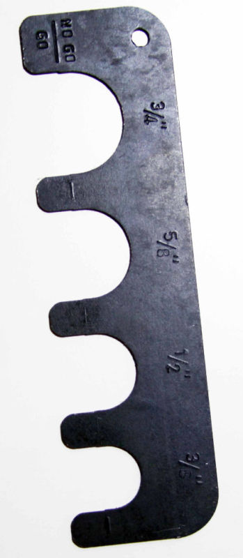 Pex Go No Go Gauge crimper crimping crimp Tool