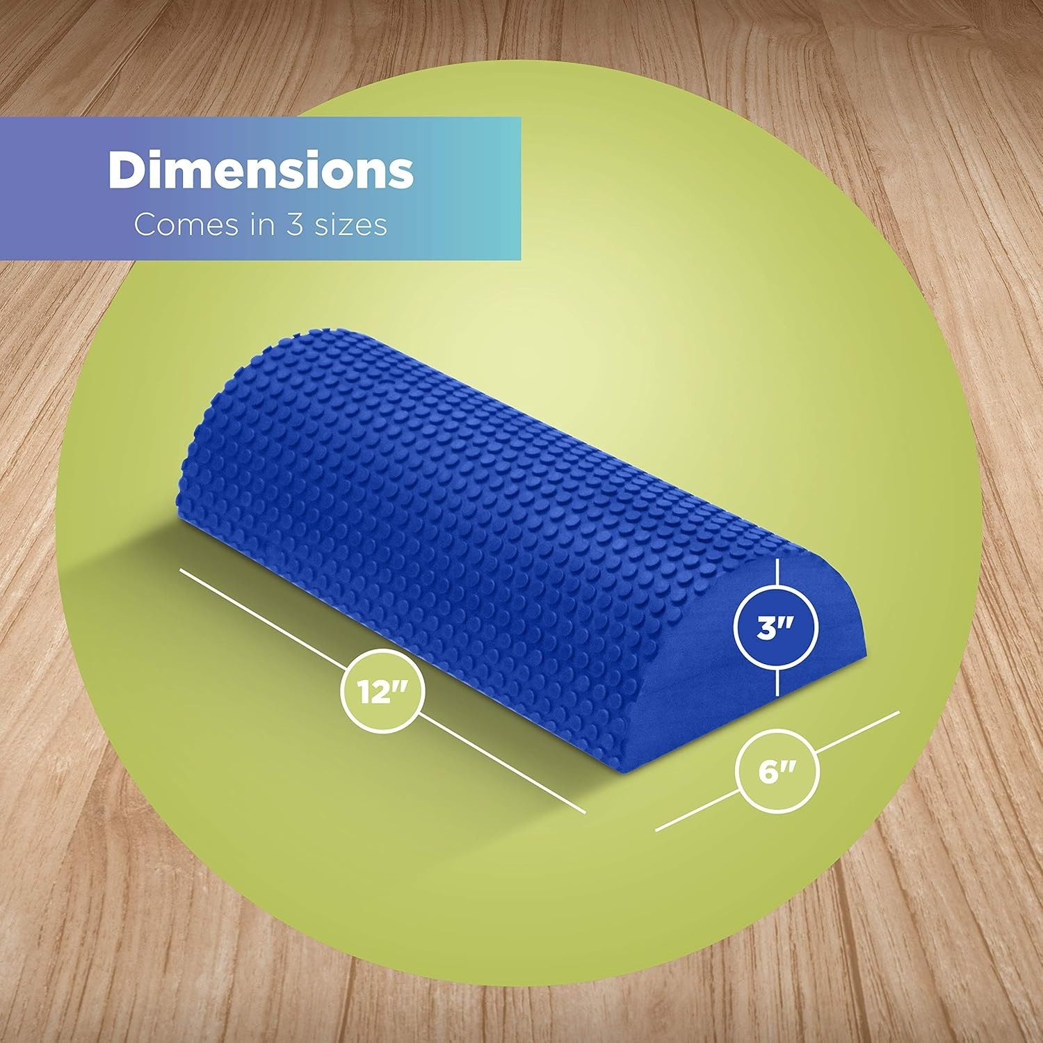 High-Density EVA Foam Rollers | Deep Tissue Massager | Myofascial Release Tex...