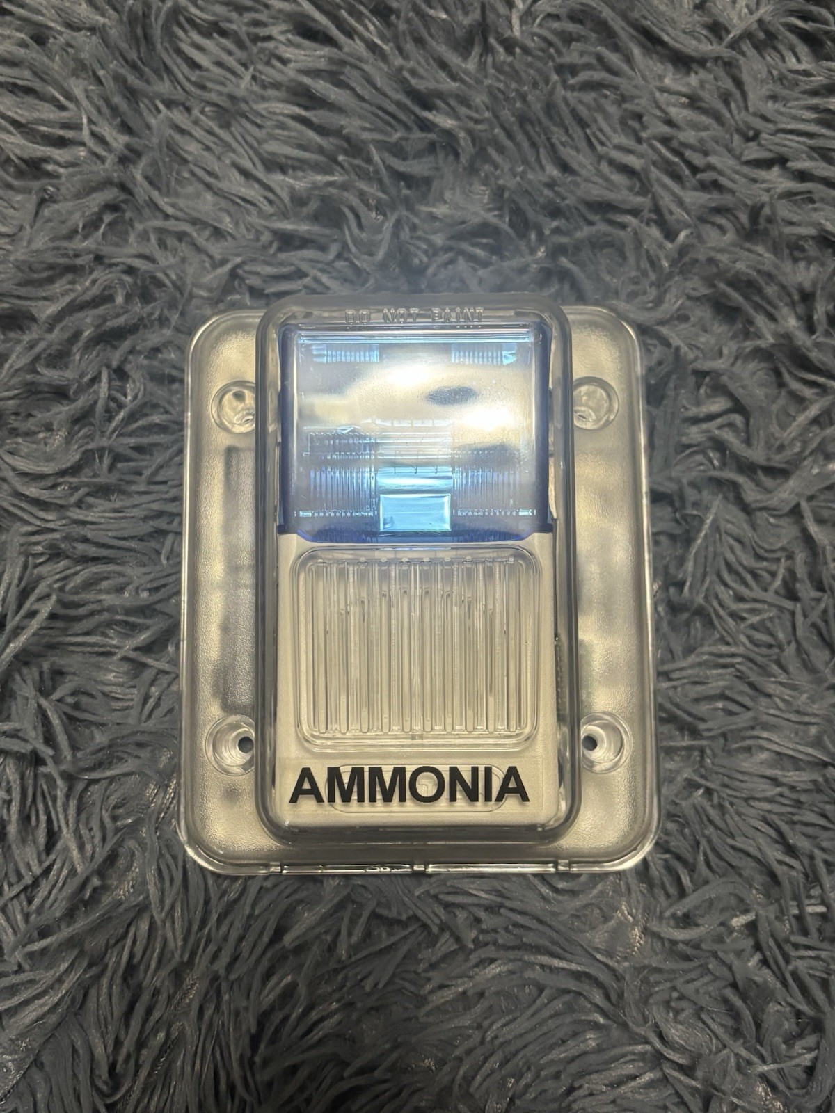 Gentex Fire Alarm Horn Strobe Blue Lens “AMMONIA” Alarm Used