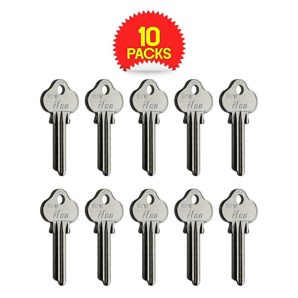 1021B Key Blank – Nickel