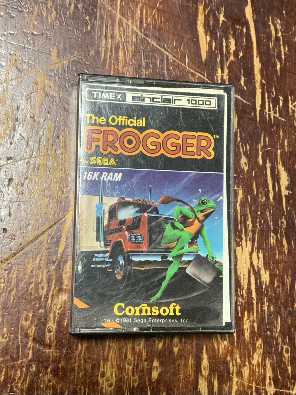 Vintage Timex Sinclair 1000 Frogger Computer Cassette Tape Game (16K RAM)
