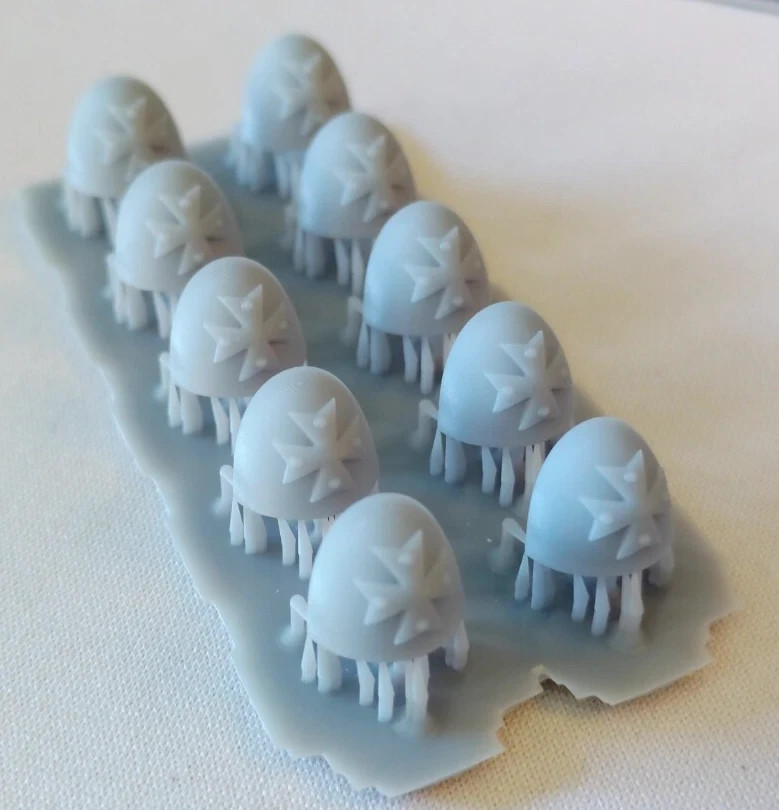 ✠ Templar Bits ✠ Pauldrons w/Maltese Cross - For Wargamers - Compatible w/40k