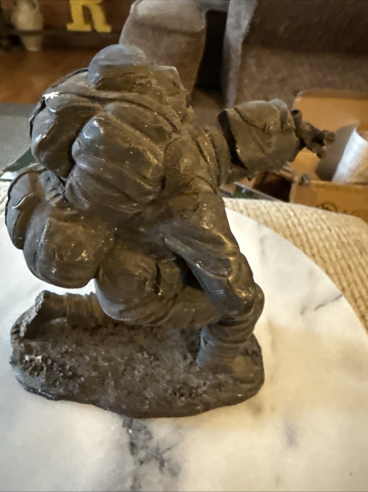 "Prayer for Courage" kneeling soldier figurine