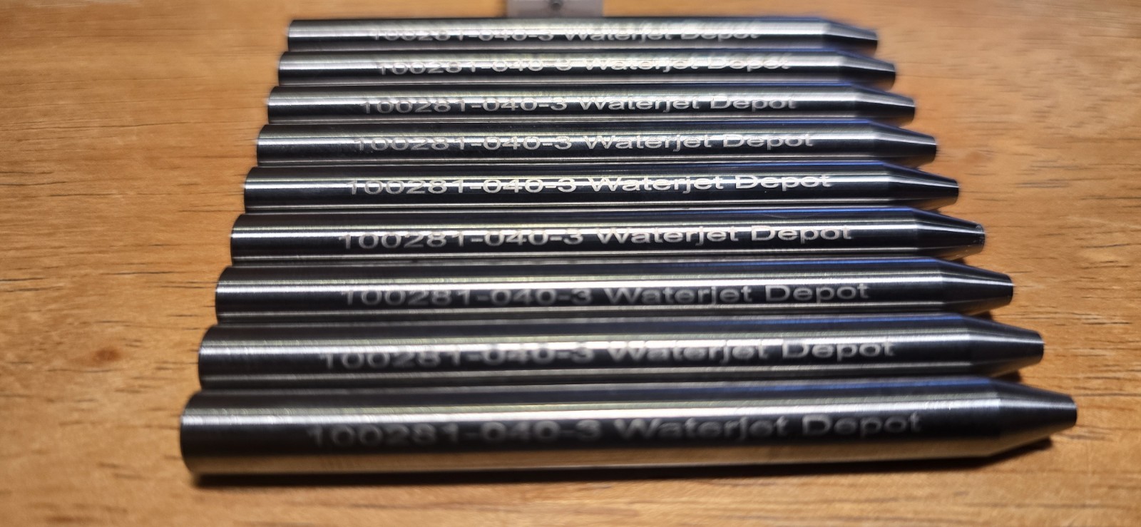 Waterjet Mixing Tube Needles Lot Of 9  **Free Shipping!