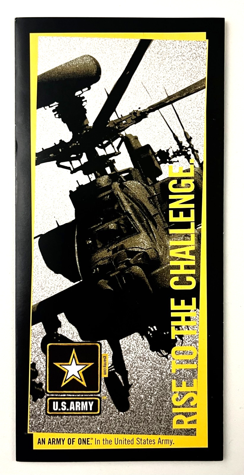 2002 US Army Rise To The Challenge Soldiers Vintage Recruitment Brochure