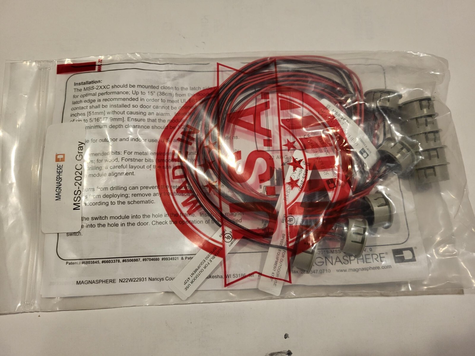 MAGNASPHERE   MSS-202C   GRAY  10/pkg