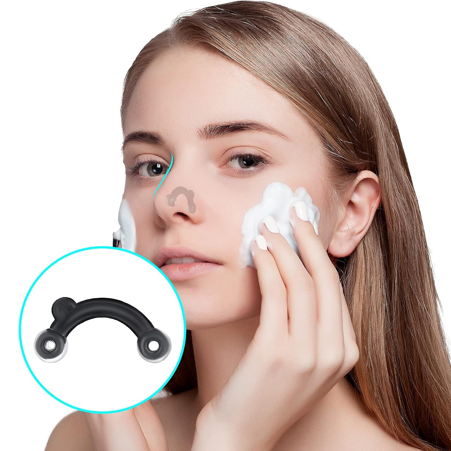 6 Pairs Nose Up Lifting Shaping Clip Beauty Tool Nose Shaper Inserts No Pain Inv