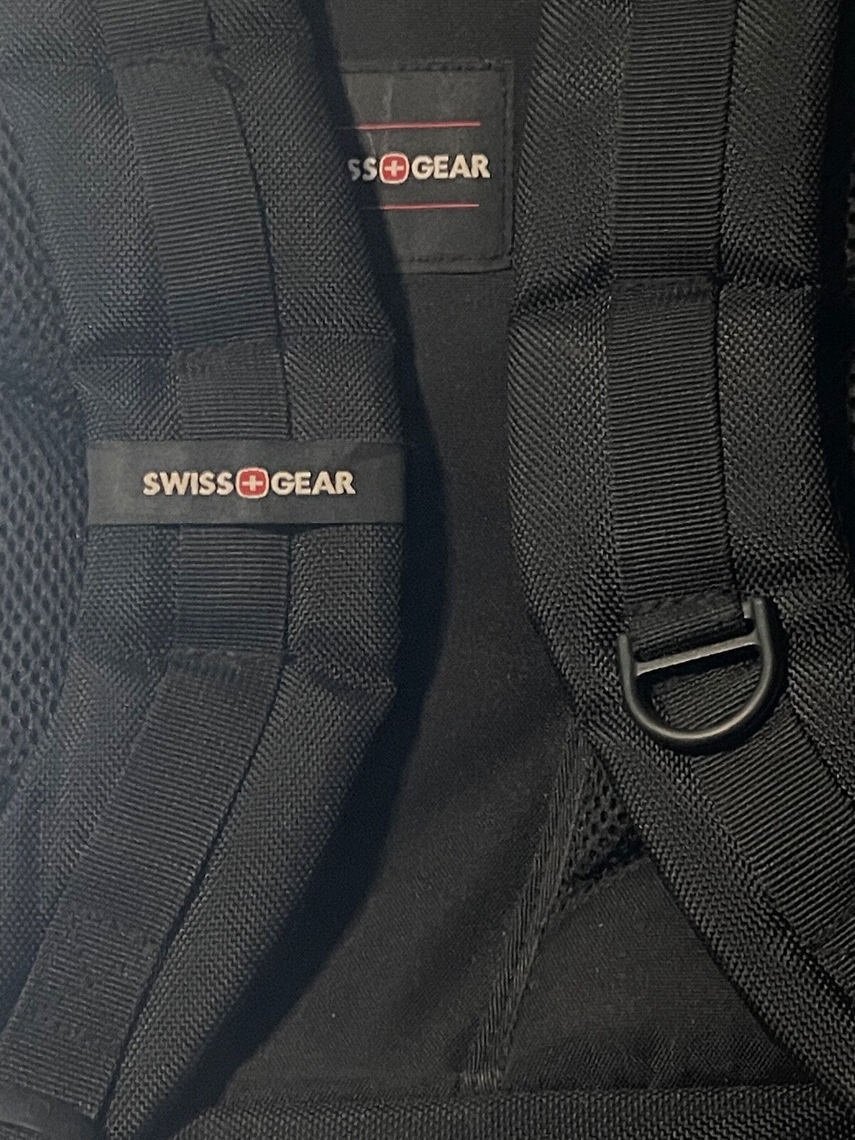 Swiss Gear Backpack Padded 3 Lg Double Zippered Pockets w/Hooks Sturdy Handle