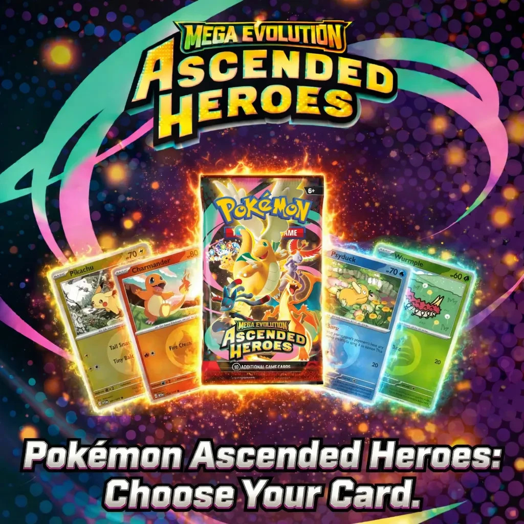 Pokemon Trading Card Ascended Heroes: Choose Your - Energy Reverse/Holo Reverse