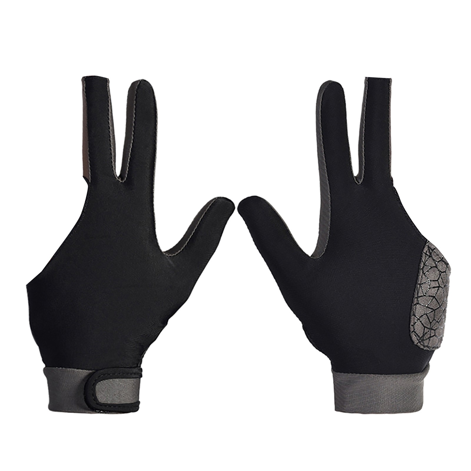 Billiard Glove Anti-skid Breathable Cue Sport Glove 3 Finger Super Elastic VCHG