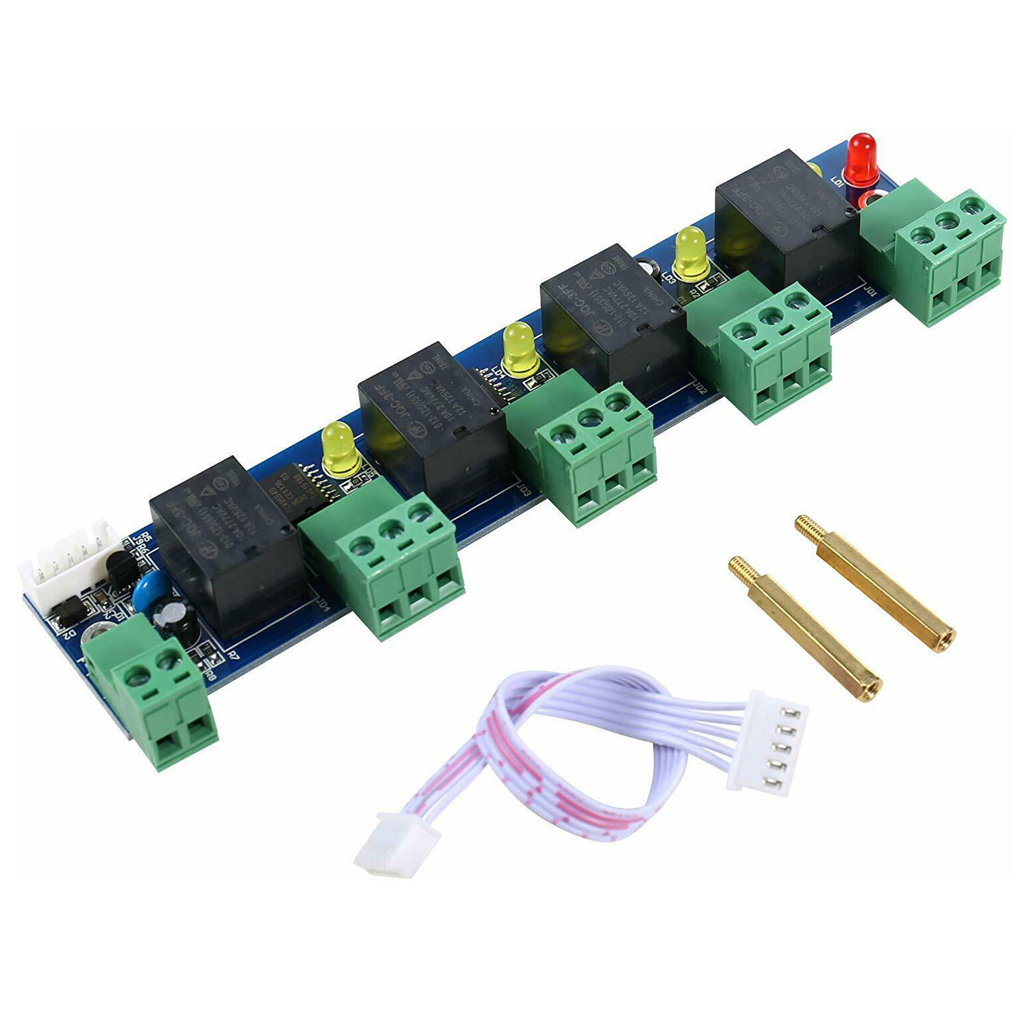 Enhanced Alarm Output Fire Control Expansion Panel Board For Access Controller