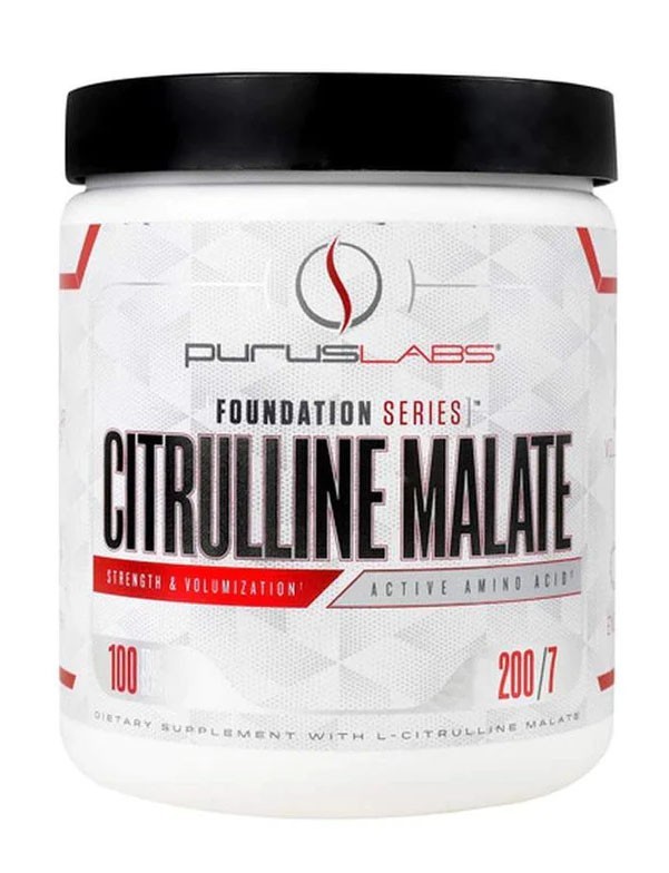 Purus Labs Citrulline Malate - Strength, Volume, & Recovery - 100 Servings