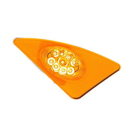 United Pacific 38038 Competition Series Fender Light Passenger Side (Rh), 9 Ambe
