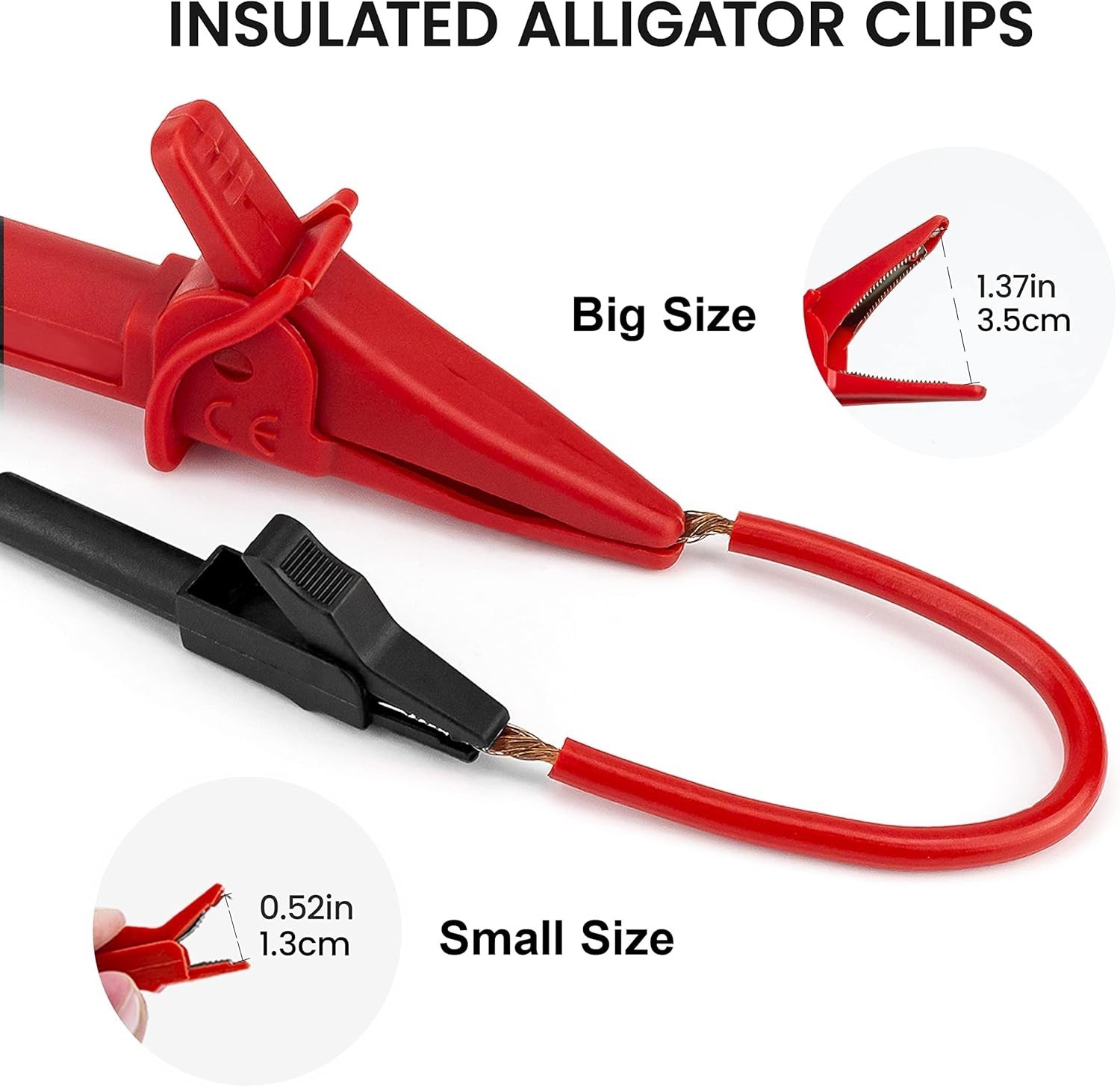 23PCS Multimeter Leads Kit with Replaceable Precision Probes Set and Alligat...