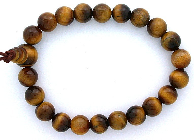GOLDEN TIGEREYE 8.5MM ROUND GEMSTONE GEM NATURAL BEADS STRETCH BRACELET SB55