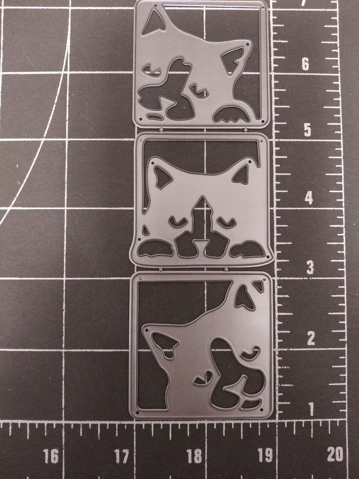 Universal Die Cut Tool Thin Metal Emboss Cat Kitten Shelter Rescue Bookmark